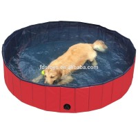 160 CM Large Foldable Dog Pool Plastic Pet Swimming Bath Pool