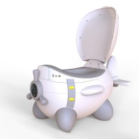 Baby Potty Plastic Children's Pot Infant Potty Training Seat Cute Baby Toilet Safe Chair Comfortable Backrest Children's Potty